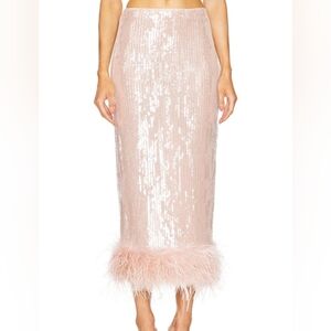 Brand New Blush Pink Midi Skirt. Smoke & Pet Free Home